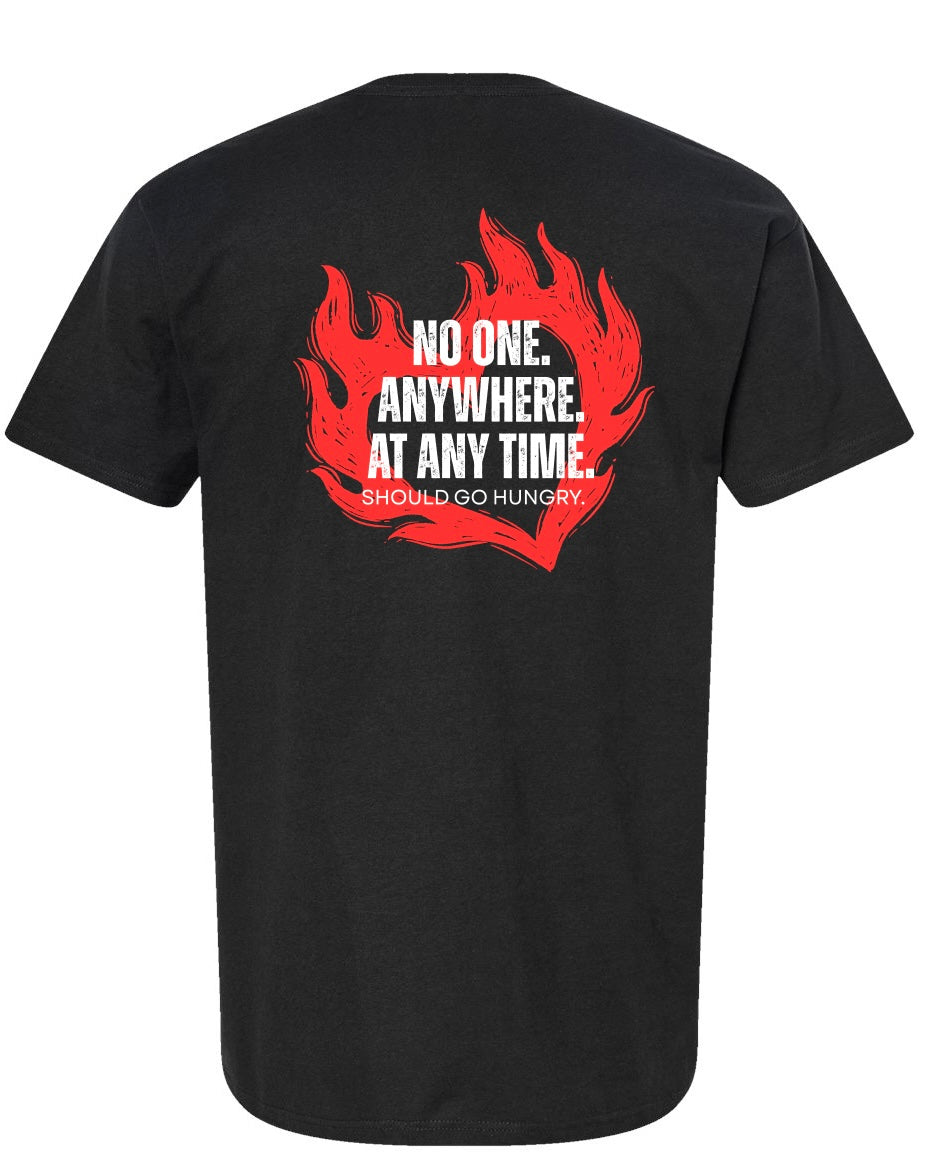 No One Anywhere Should Go Hungry — Fundraiser Tee